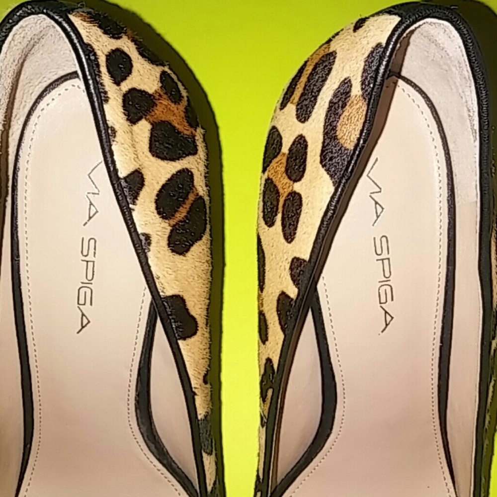 Via Spiga Animal Print Pumps 8.5 M - Picture 7 of 8